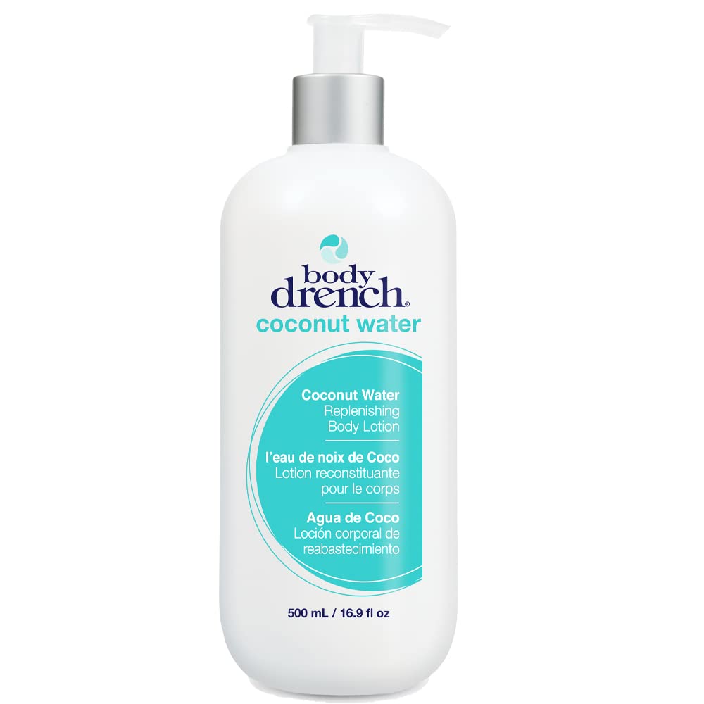 White Smoke Body Drench Body Lotion for Women, Coconut Water – Hydrating Coconut Lotion for Dry Skin, Moisturizer Skin Care, 16.9 fl oz