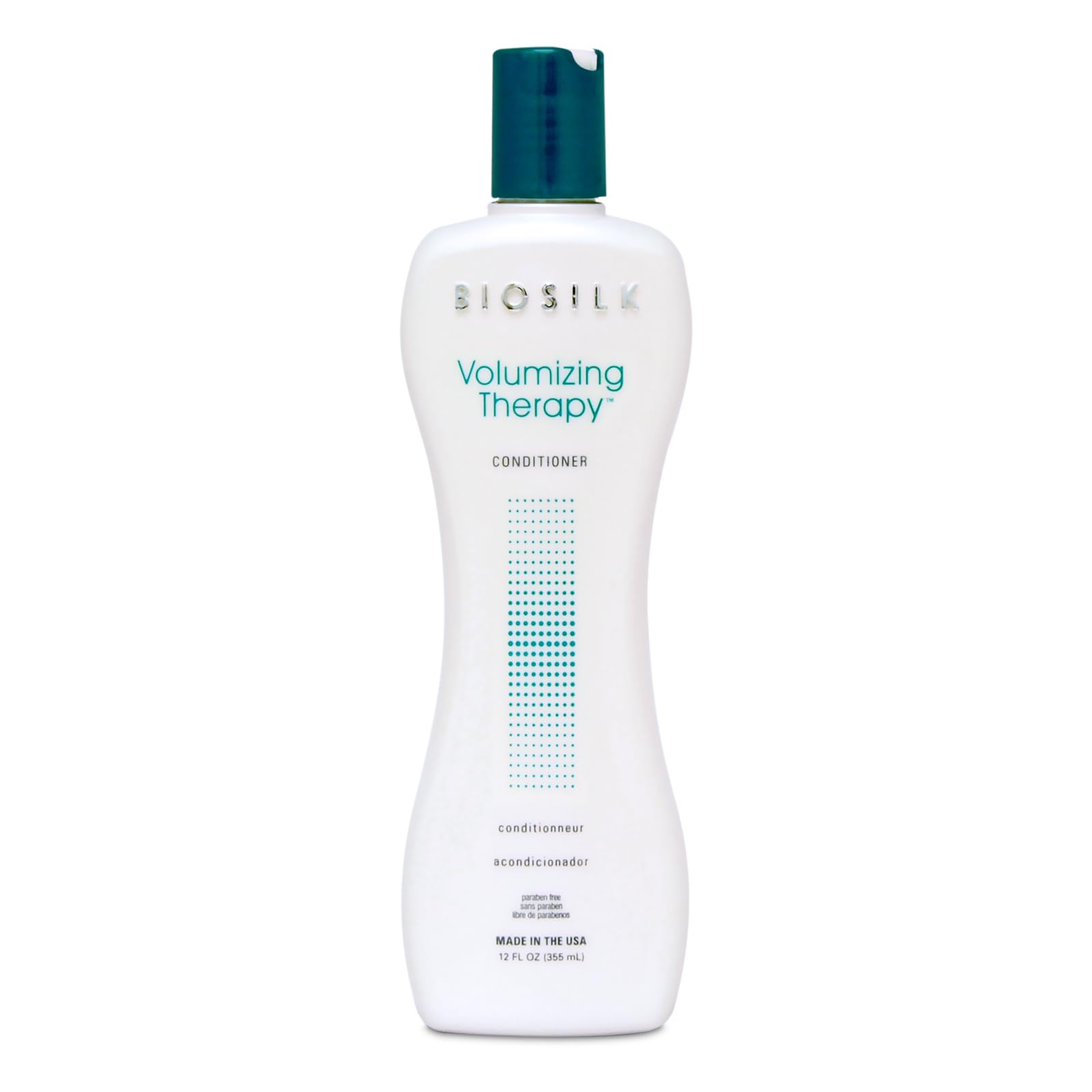 White Smoke BioSilk Volumizing Therapy Conditioner - Sulfate, Paraben and Gluten Free, 12 Oz