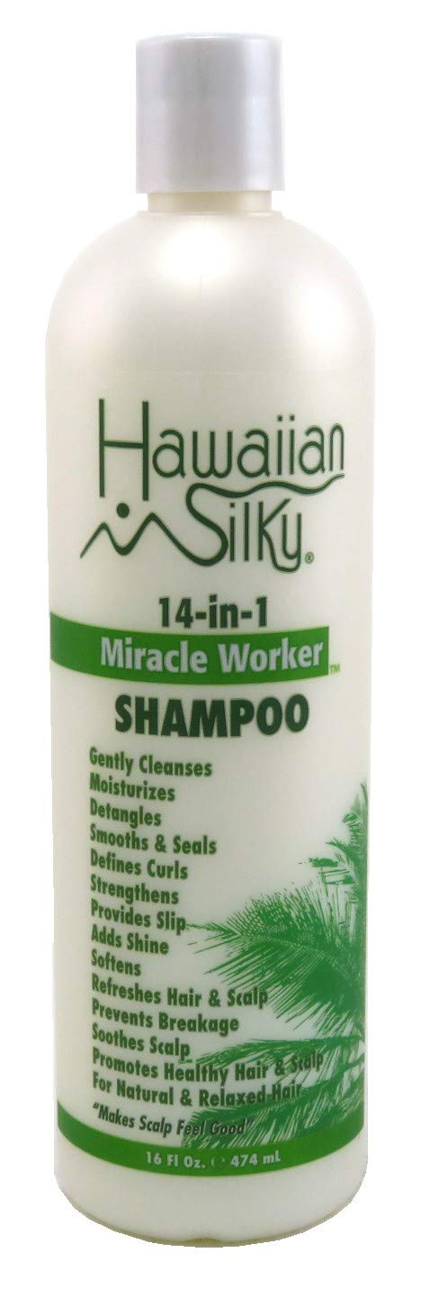 White Smoke Hawaiian Silky Miracle Worker 14-In-1 Shampoo 16 Ounce (473ml) (Pack of 2)
