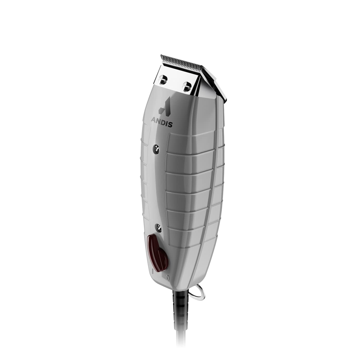 White Smoke Andis 04685 Professional Outliner ll Square Blade Beard Trimmer - Blade Zero Gapper, Carbon Steel Blade - Grey