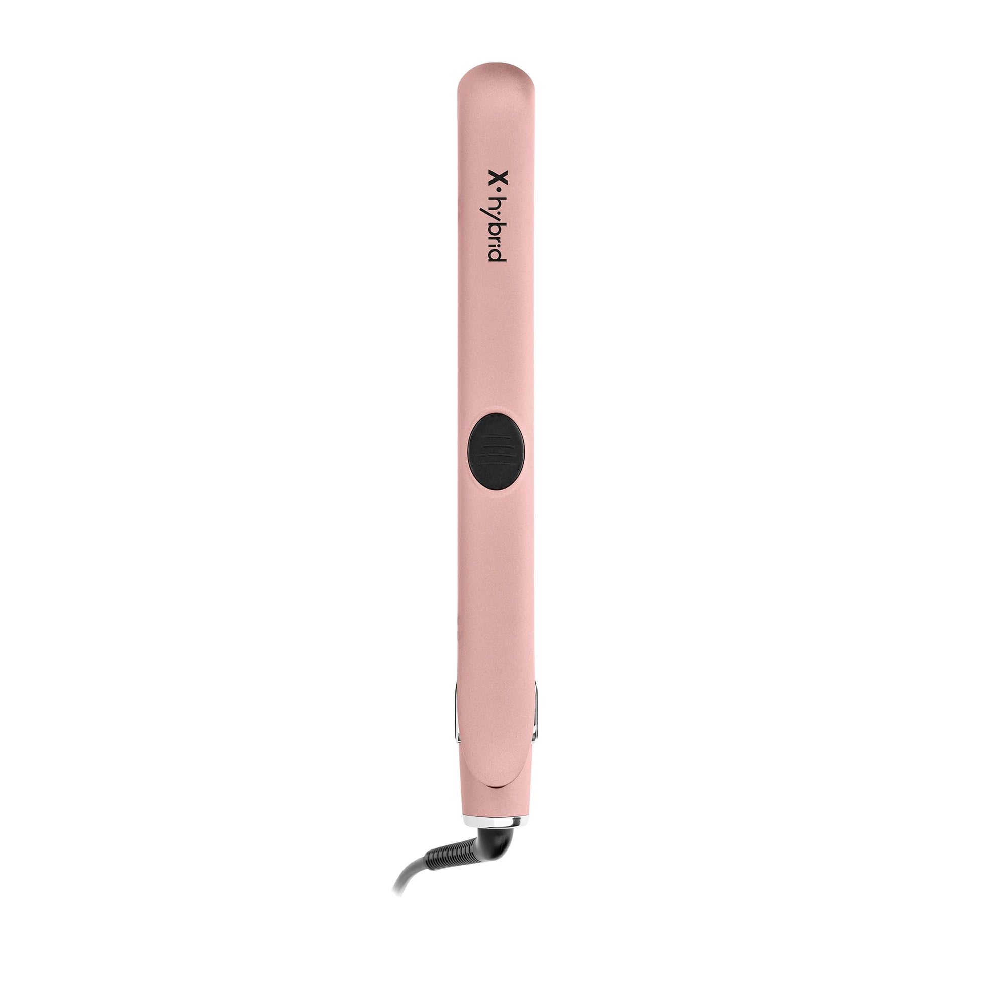 White Smoke GAMMA+ X-Hybrid 1” Titanium Flat Iron – Italian-Designed Professional Hair Straightener, 450°F High Heat, Floating Plates for Frizz-Free Styling & Keratin Treatments