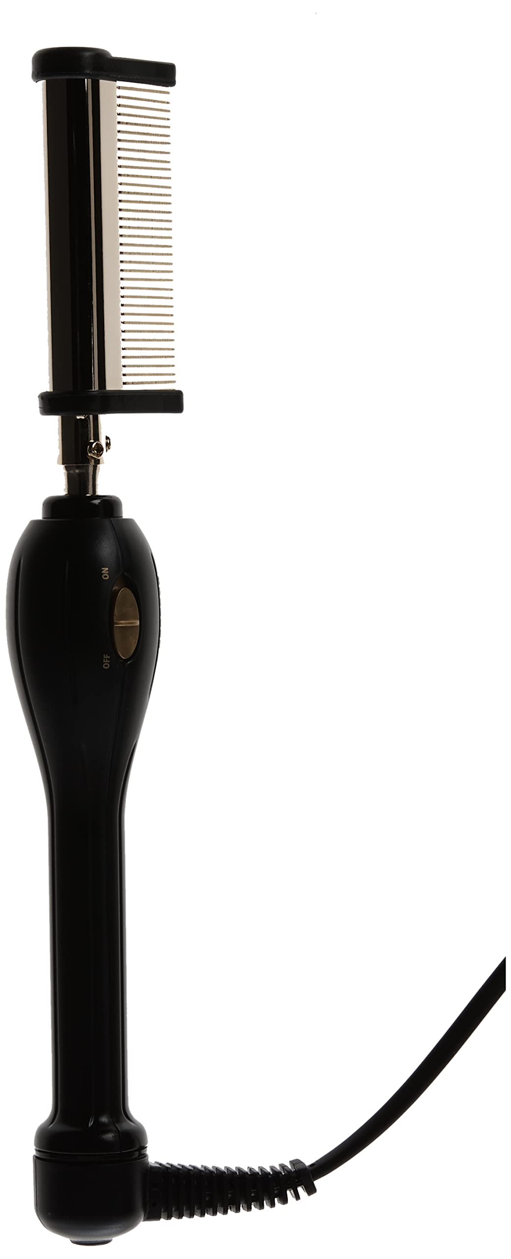 White Smoke Gold N Hot Professional Styling Comb with Mtr (Multi-Temp Regulator) 200F - 430F