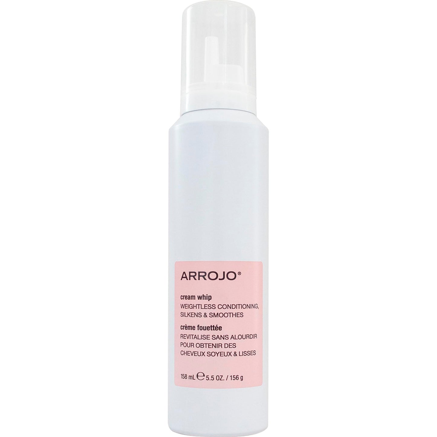 Lavender ARROJO Cream Whip - 5.5 Fl Oz - Conditioning Leave-In Hair Styling Cream for Wavy or Dry Hair, Sulfate & Sodium-Chloride Free, Antioxidant, Moisturizing