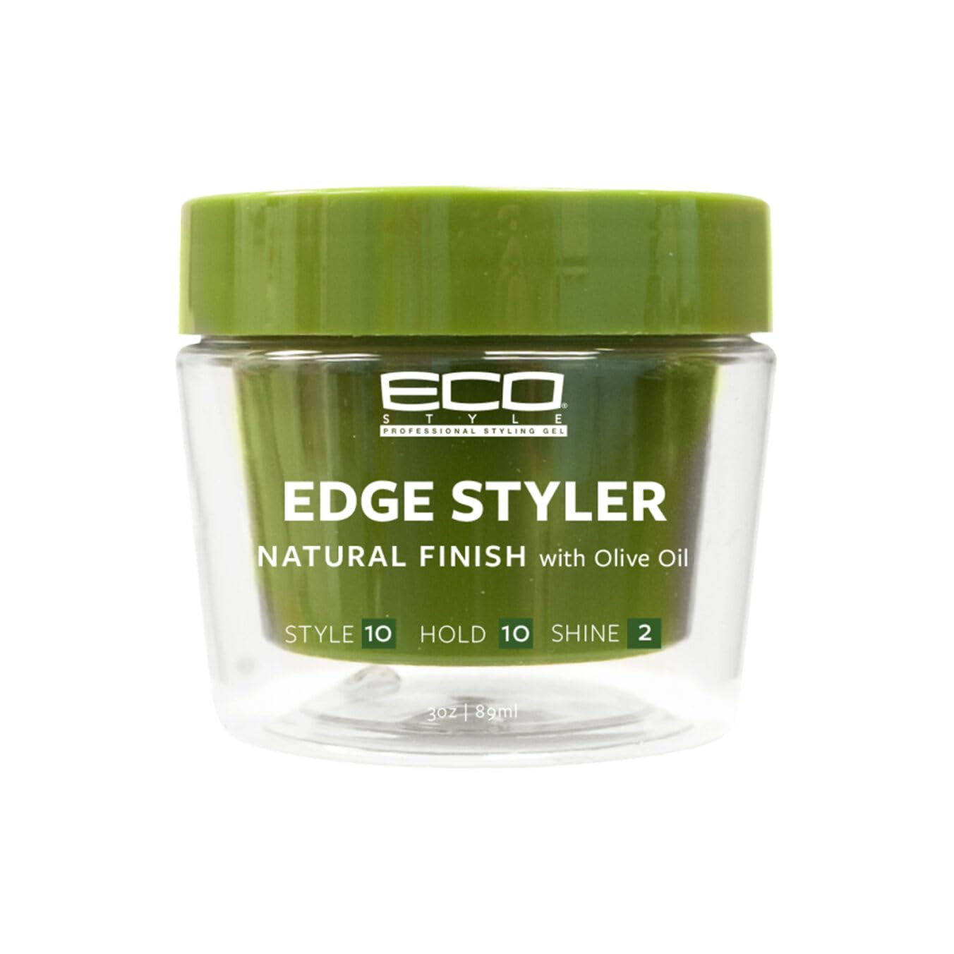 White Smoke Ecoco Eco Styler Natural Finish Pomade with Olive Oil Edge Styler Strong Hold 3 oz