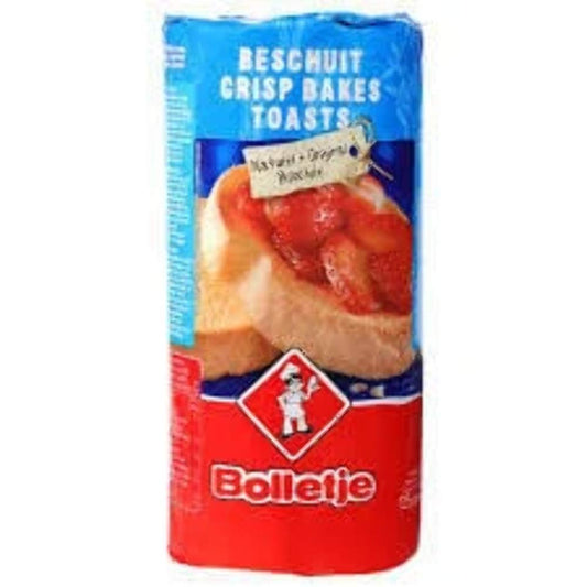 Firebrick 12 Count Bolletje Beschuit Original/Regular (Dutch Crispbakes/Dutch Rusk/Light Crisp Toast) 12 Roll ea 125gram 4.4oz