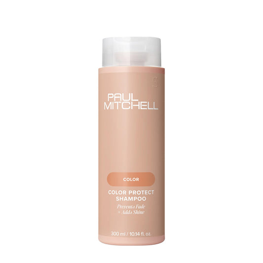 Tan Paul Mitchell Color Protect Shampoo, Prevents Fade + Adds Shine, For Color-Treated Hair, 10.14 fl. oz