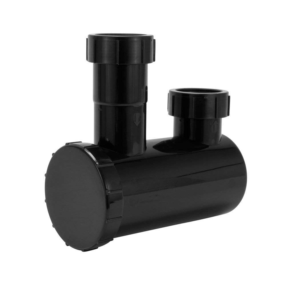 White Smoke Universal P Trap Shampoo Bowl Sink Hair PVC P Trap Beauty Barber Salon Equipment By Omwah