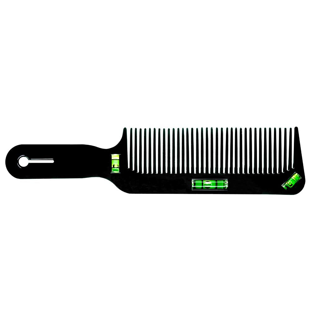Black Burmax Scalpmaster Clipper Comb with Levels