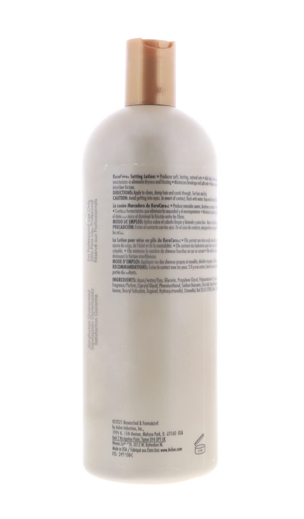 Gray Avlon KeraCare Setting Lotion 32 fl. oz. (950 ml)