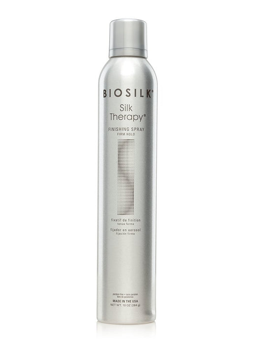 Gray Biosilk Finishing Spray Firm Hold By Biosilk Hair Spray 10 oz
