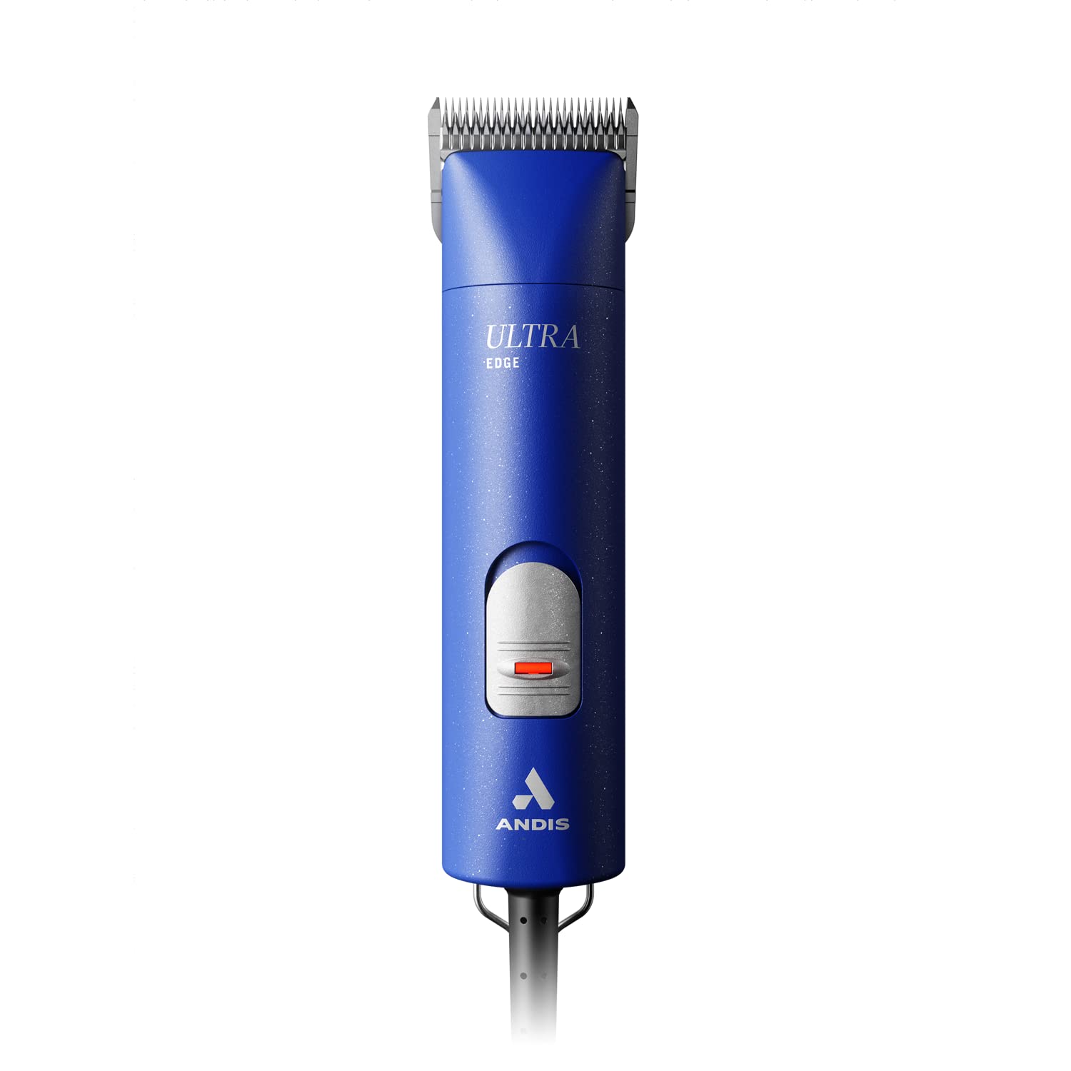 White Smoke Andis Professional UltraEdge Super 2-Speed Detachable Blade Dog/Pet Clipper, Rotary Motor with Shatter-Proof Housing, Runs Calm & Silent, 14-Inch Cord, for All Dog Coats & Breeds, 120 Volts, Blue