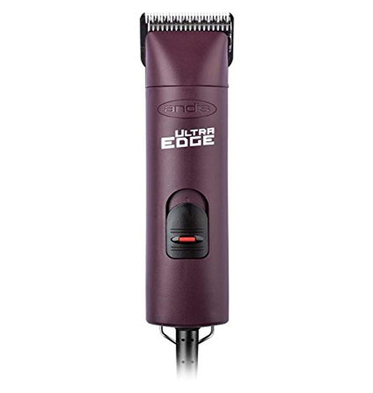 White Smoke Andis 22685 Professional UltraEdge Super 2-Speed Detachable Blade Clipper – Rotary Motor with Shatter-Proof Housing, Runs Calm & Silent, 14-Inch Cord - for All Coats & Breeds - 120 Volts, Burgundy