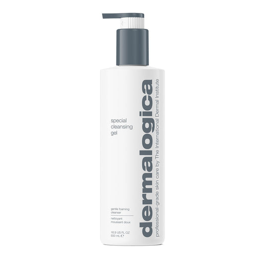 White Smoke Dermalogica Special Cleansing Gel Gentle-Foaming Face Wash for Women and Men - Leaves Skin Feeling Smooth And Clean, 16.9 Fl Oz