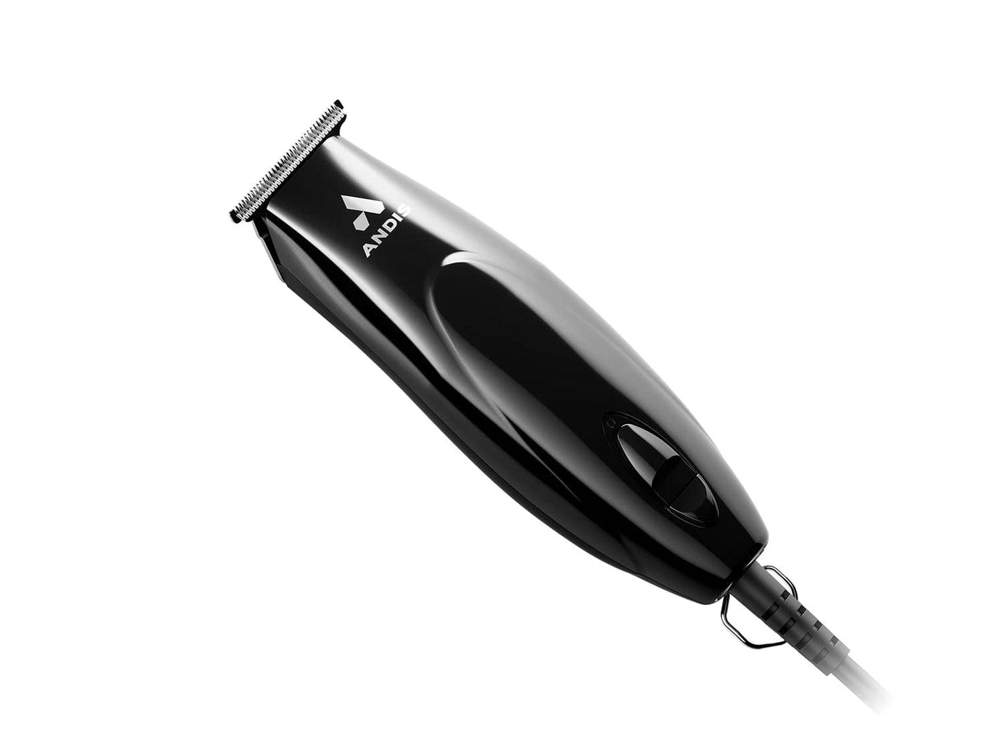 White Smoke Andis 24805 Professional PivotPro Beard & Hair Trimmer with Carbon Steel T-Blade – Black
