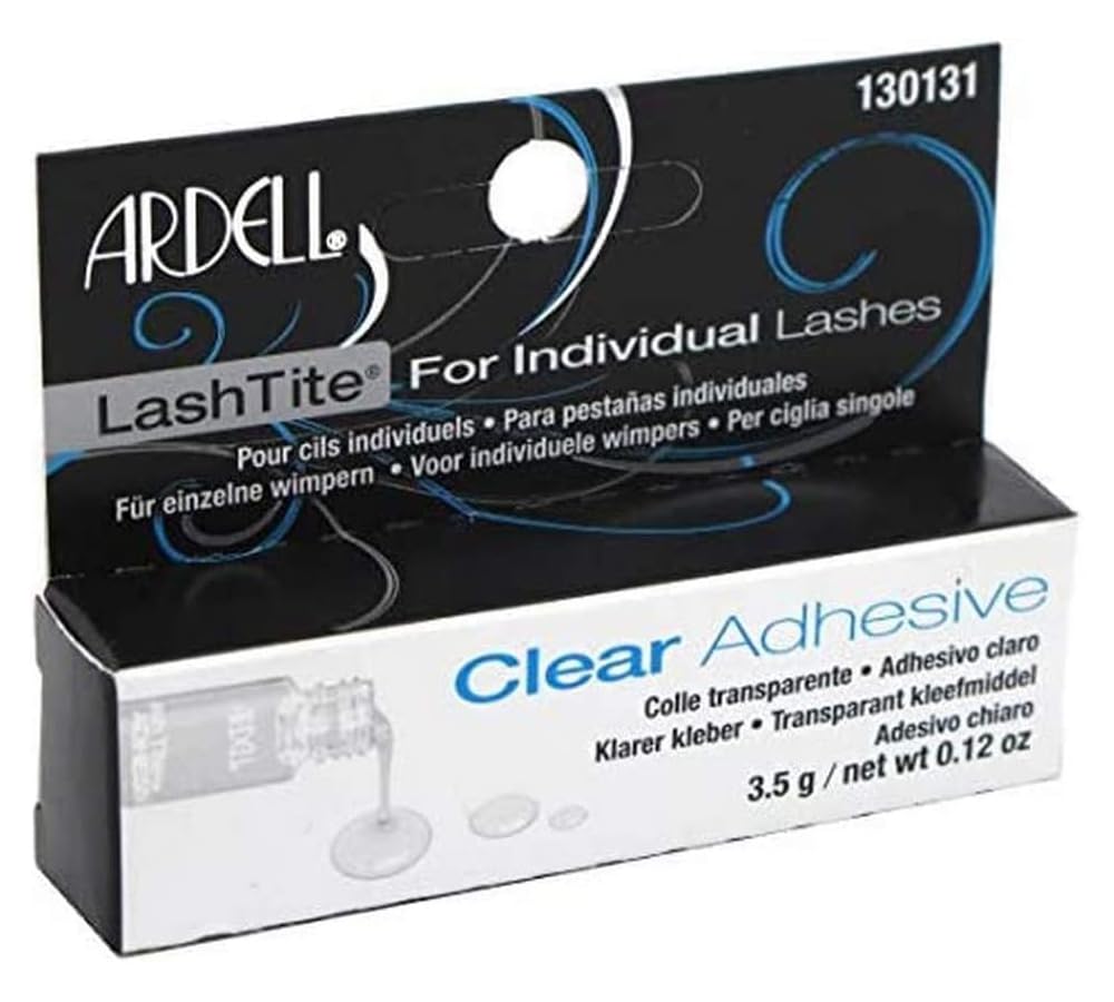 White Smoke Ardell Lashtite Adhesive Bottle, Clear, 0.12 Oz