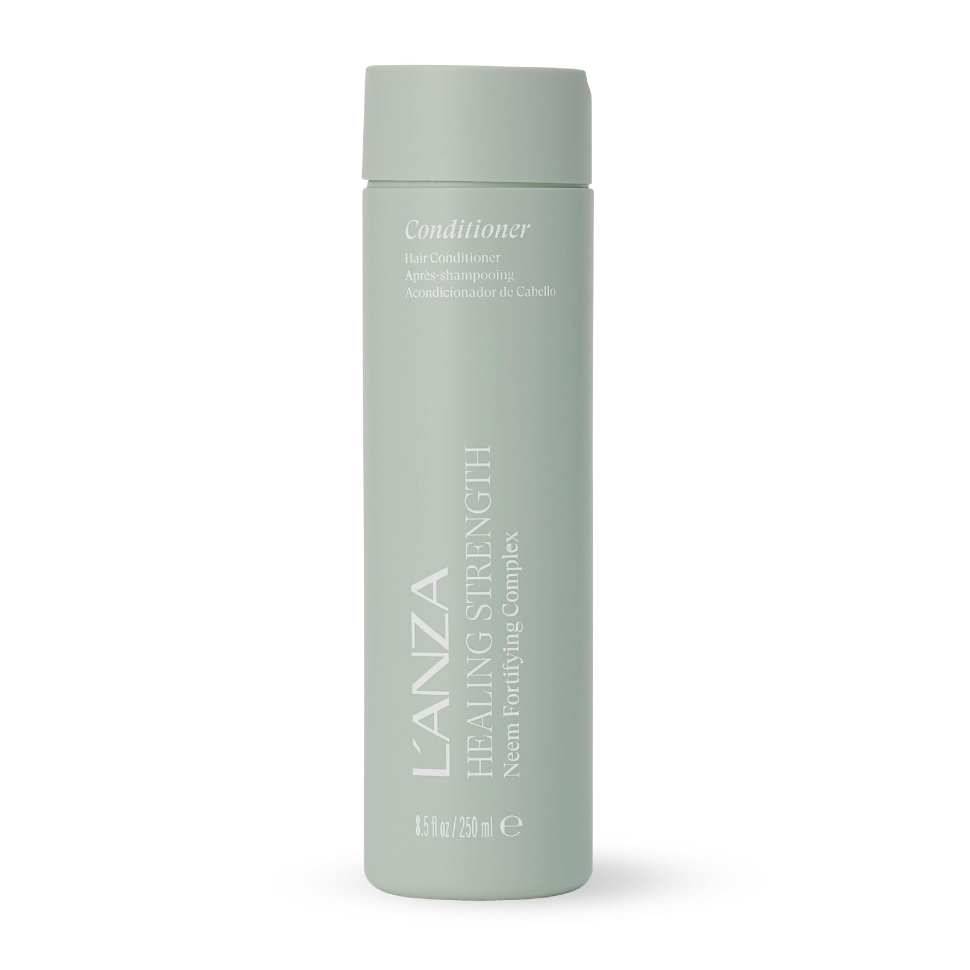 Gray L’ANZA Healing Strength Manuka Honey Conditioner - Strengthens, Protects and Restores Weak, Fragile, and Aged Hair, Rich with Keratin Protein, Healing Oils, and Vitamin C (8.5 Fl Oz)