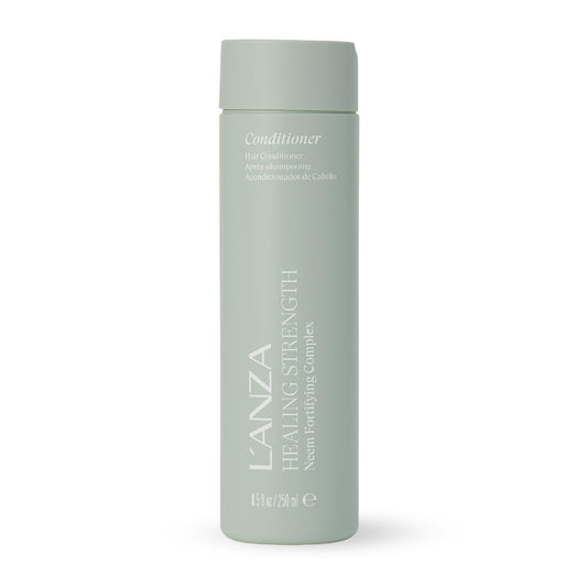 Gray L’ANZA Healing Strength Manuka Honey Conditioner - Strengthens, Protects and Restores Weak, Fragile, and Aged Hair, Rich with Keratin Protein, Healing Oils, and Vitamin C (8.5 Fl Oz)