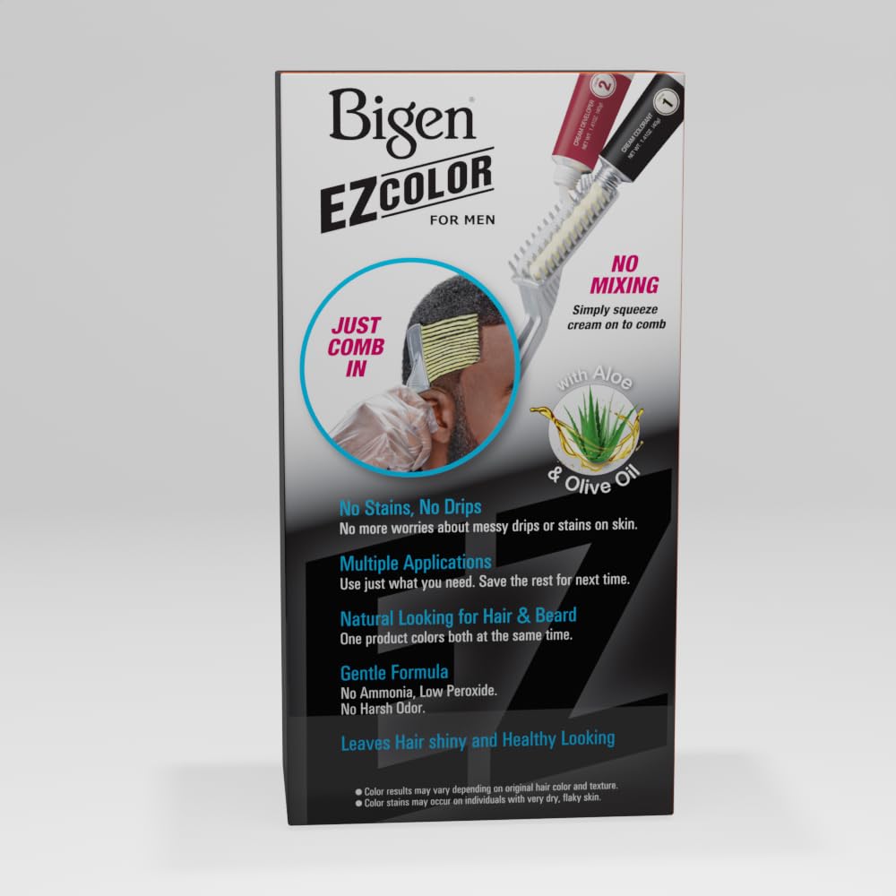 Gray M5 Bigen EZ Color for Men Medium Brown - 3 Pack
