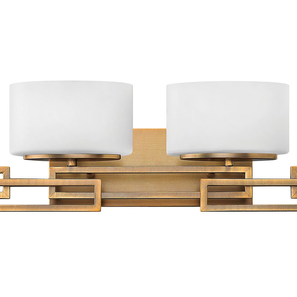 Lavender Hinkley Lanza Contemporary Modern Four Light 240W G9 Bathroom Vanity Fixture, Brushed Bronze