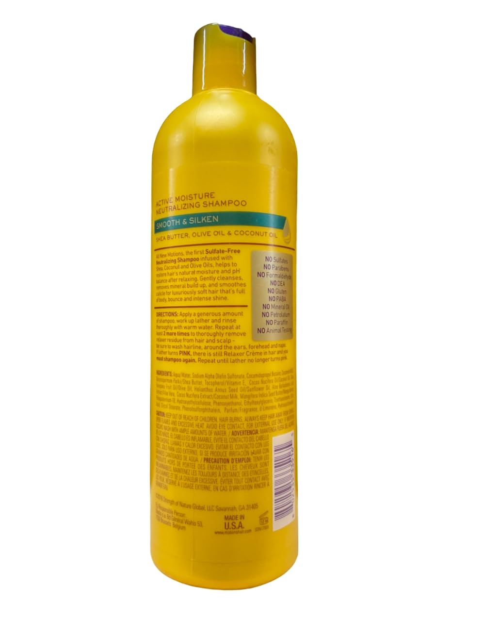 Dark Goldenrod Motions Smooth&Silken Active Moist Neutrlzng Shamp 40021456 16oz