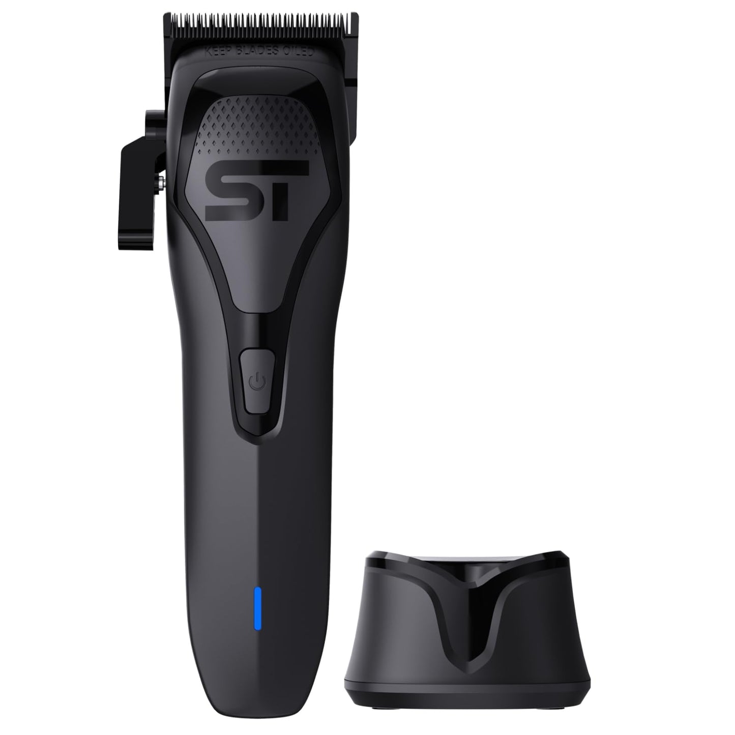 White Smoke Supreme Trimmer Darkstar 72 Clipper with Magnetic Vector Motor | 180 Min Run Time, 9000 RPM Barber Hair Clipper | Low Noise, Professional Clipper DLC Blades | STC72