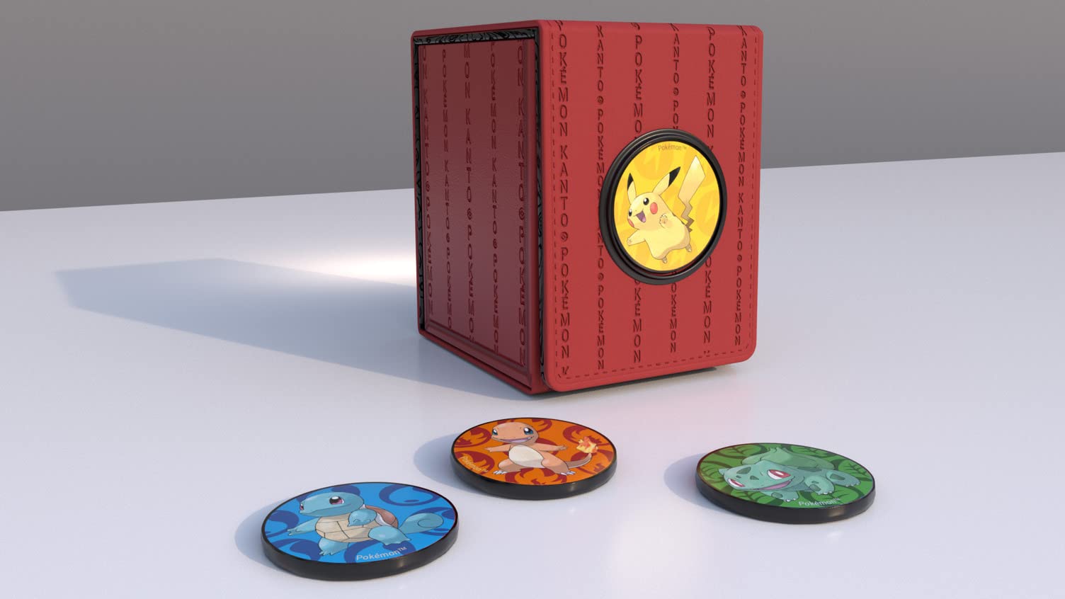 Light Gray Ultra PRO - Pokemon Kanto Alcove Click Deck Box