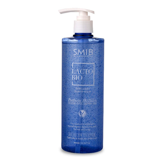 White Smoke SMIB Lactobio Repair Shampoo – SLS/SLES Free Postbiotic Scalp Treatment for Damaged Hair, Dry Itchy Scalp, Hair Loss & Flakes – Deep Cleansing Korean Hair Care (13.52 fl oz)