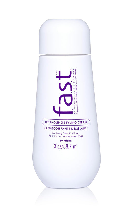 White Smoke Nisim F.A.S.T. Fortified Amino Scalp Therapy Detangling Styling Cream 3 oz