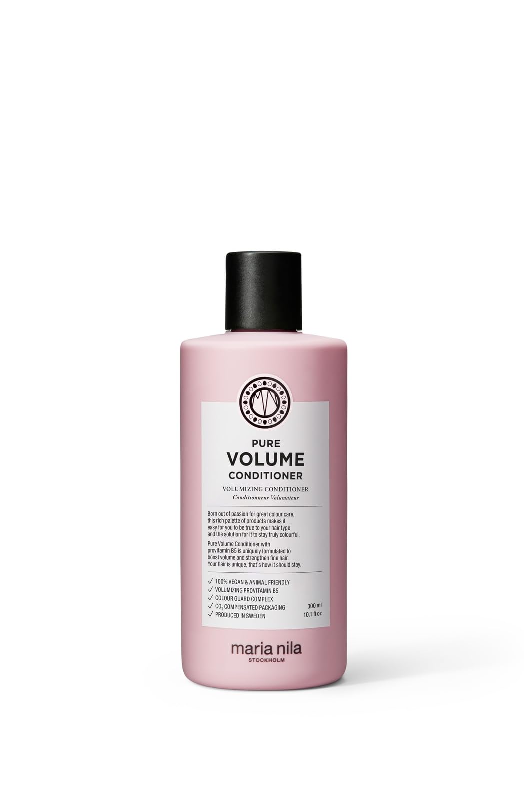White Smoke Maria Nila Pure Volume, Volumizing Conditioner for Thicker Hair, Panthenol/Provitamin B5 Gives Volume to Thin & Fine Hair, 100% Vegan & Sulfate/Paraben free, 10.1 Fl Oz