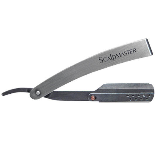 White Smoke SCALPMASTER Barber Salon Straight Edge Grooming Shaving Razor Blade SR-SC1200