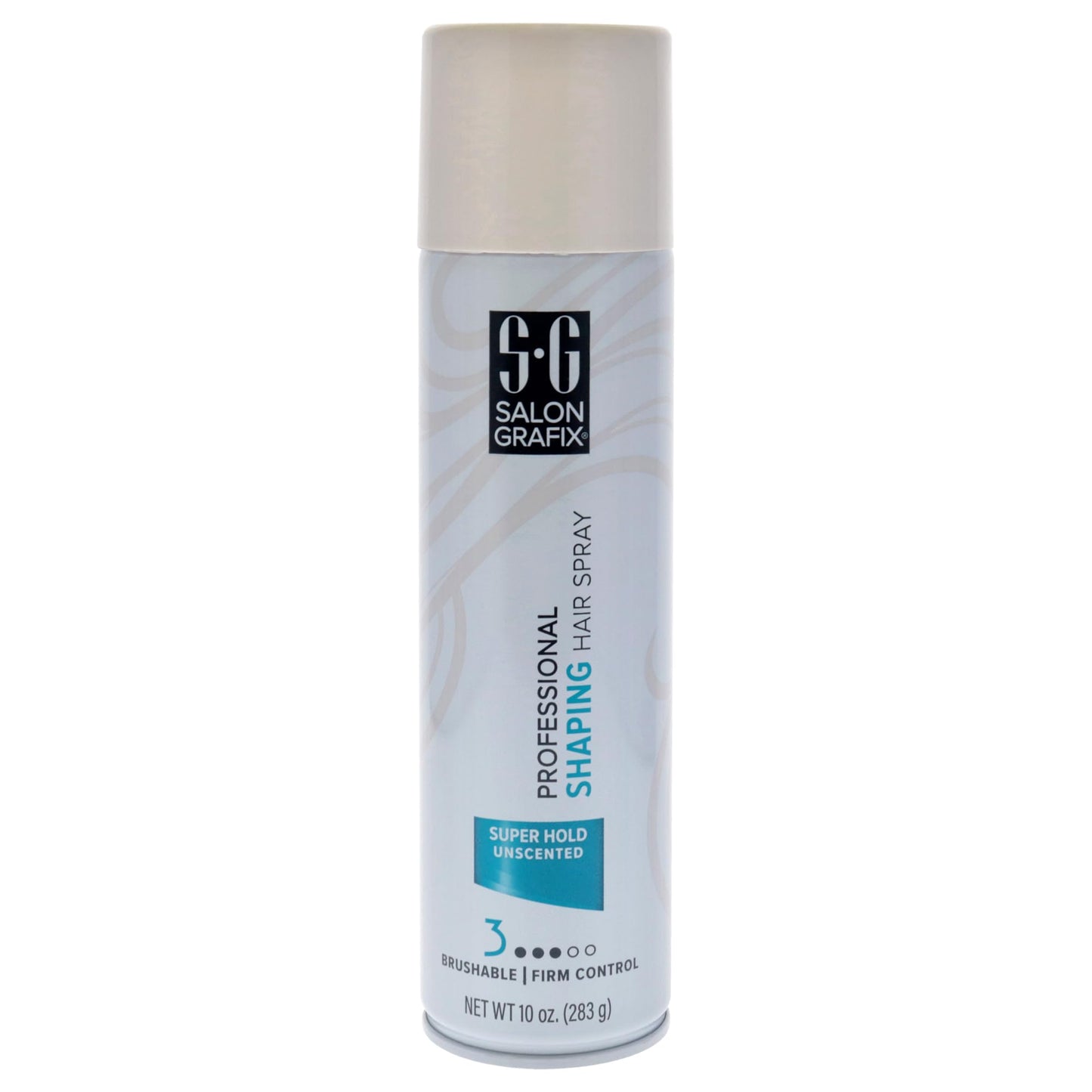Gray Salon Grafix Shaping Hair Spray Super Hold - Flexible and Brushable - Hairspray for Women and Men - Professional Quality Results - Unscented - 10 oz