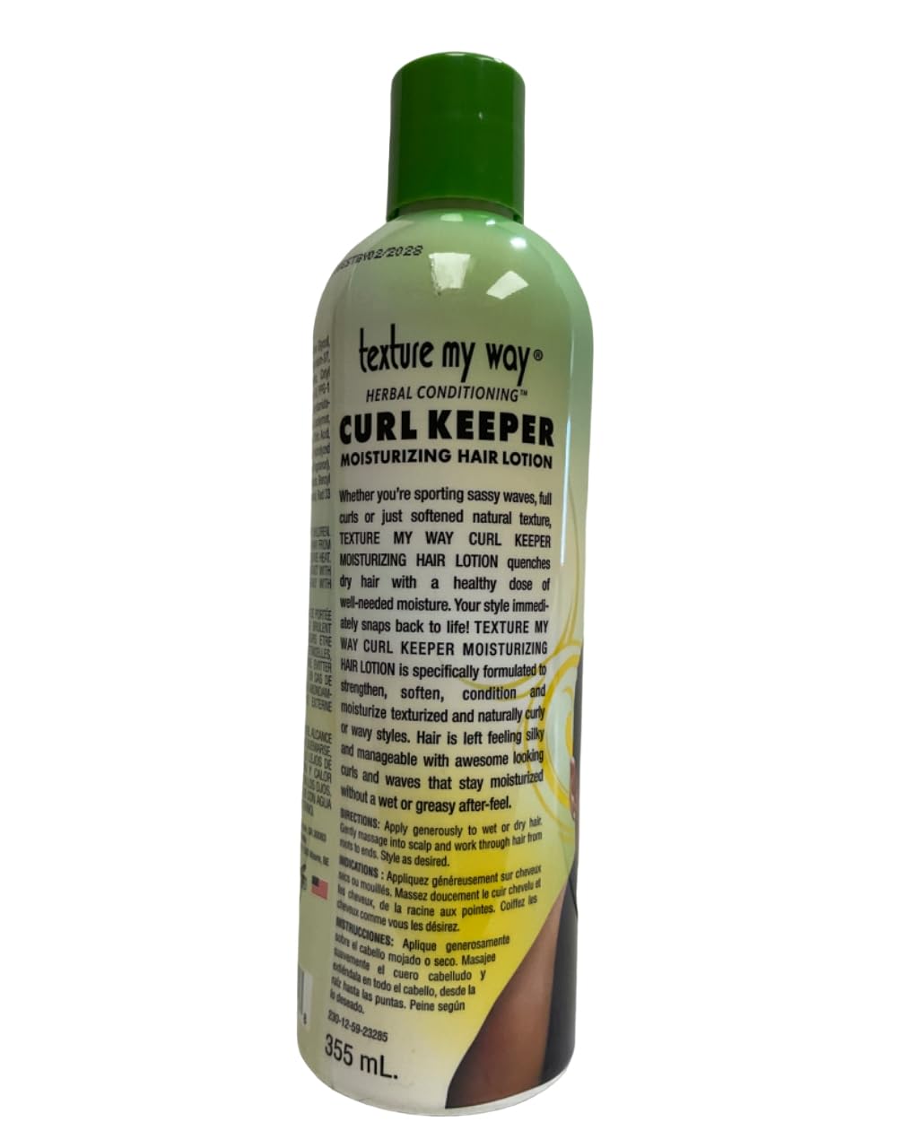 White Smoke Africas Best Orig Texture My Way Curl Keeper Lotion 12 Ounce (354ml) (2 Pack)