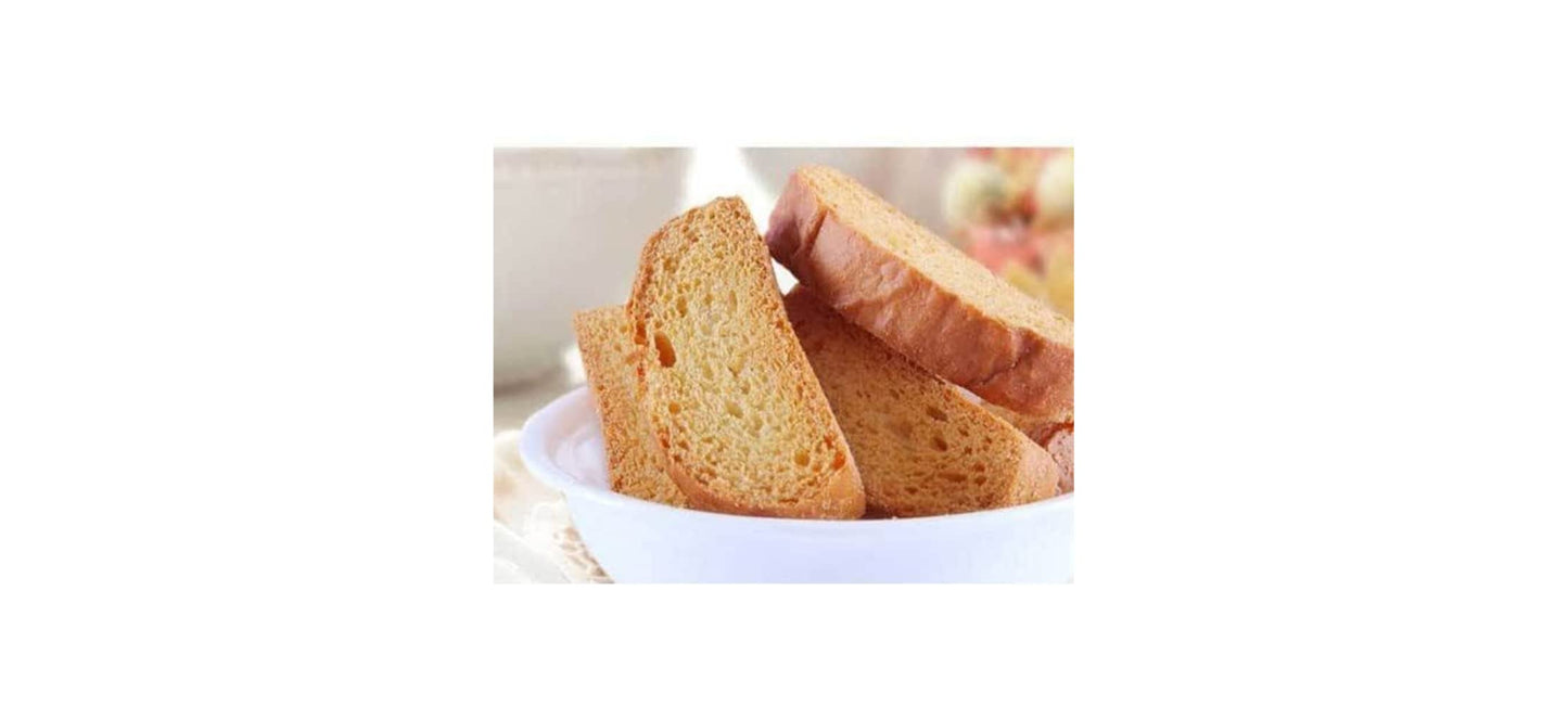 Light Gray Nashta Rusk/Toast Snacks|Rusk/toast|Tea Rusk|Long rusk/Crunchy and Mouth-Watering Indian Rusk/Toast-400g(400g*1Pac)