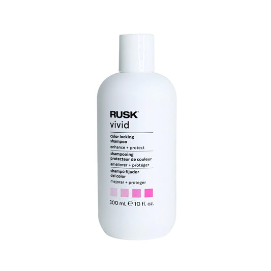 White Smoke RUSK Vivid Color Locking Shampoo 10 oz.