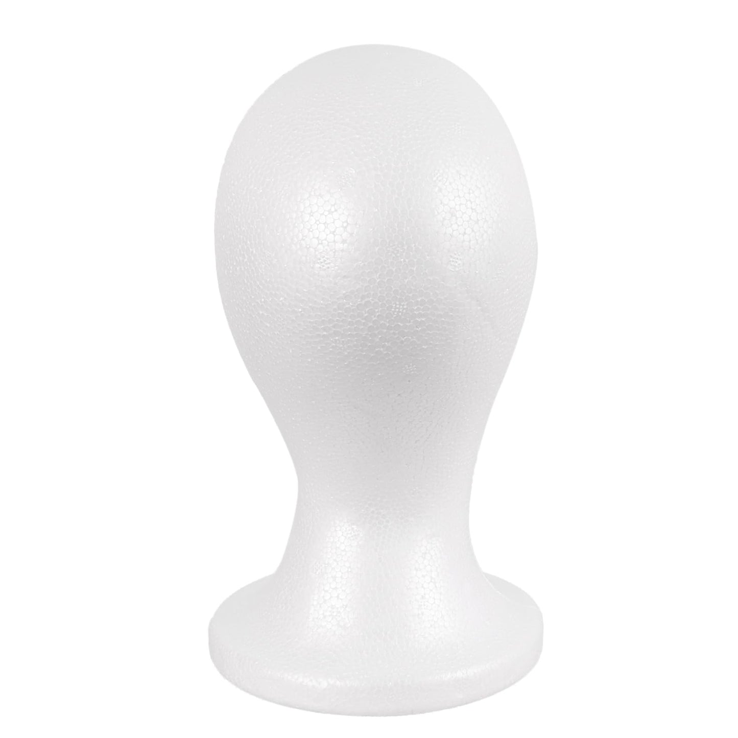 Lavender MapofBeauty Wig Stand, Mannequin Head Foam Display for Masks Hats, DIY Decoration Wig Head (White)