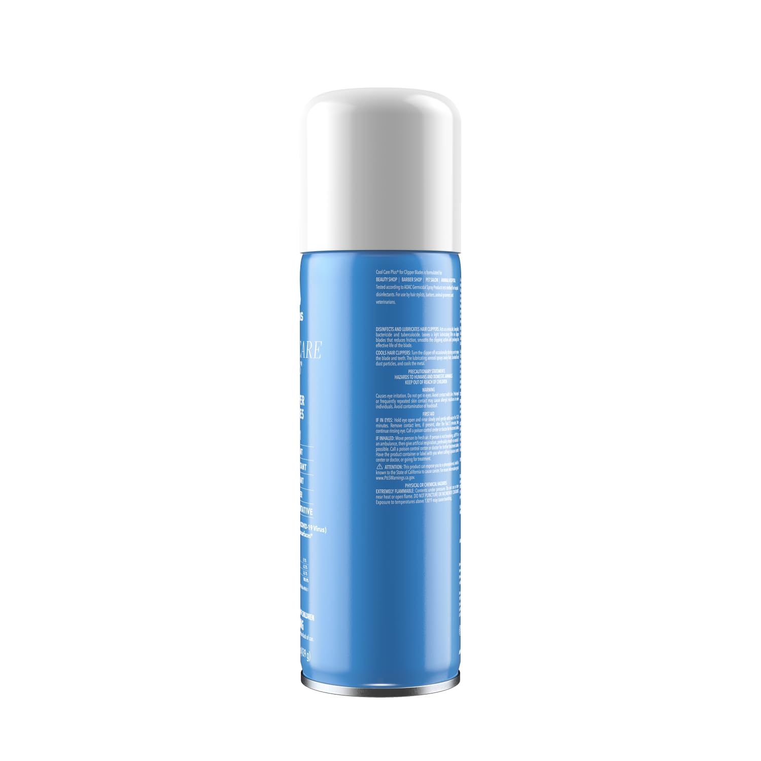 White Smoke Andis 12750 Cool Care Plus 5-in-1 Clipper Spray, 15.5 oz Can, Blade Care and Treatment