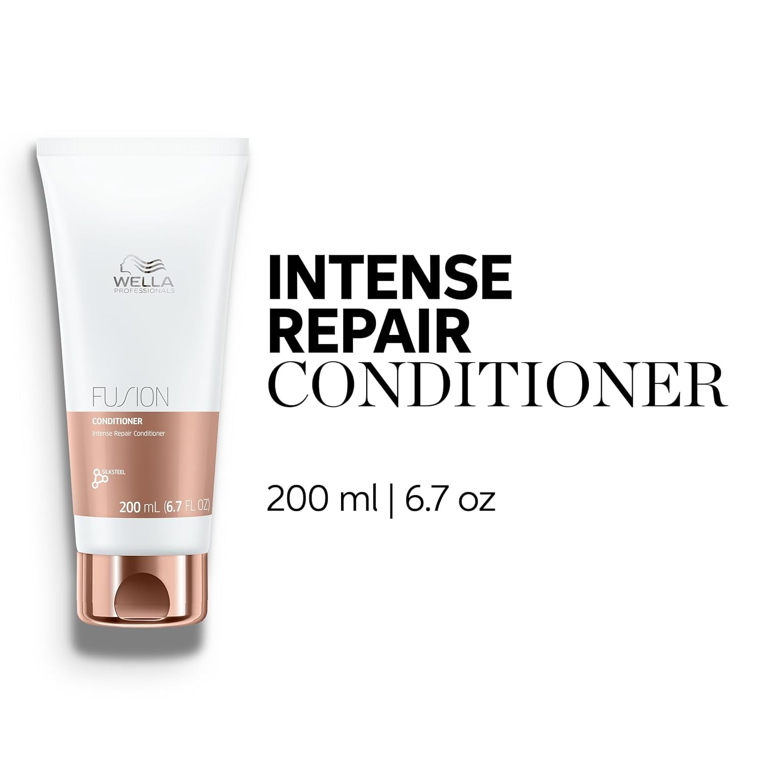White Smoke Wella Professionals Fusion Intense Repair Shampoo & Conditioner Set, Hair Repair & Anti Hair Breakage