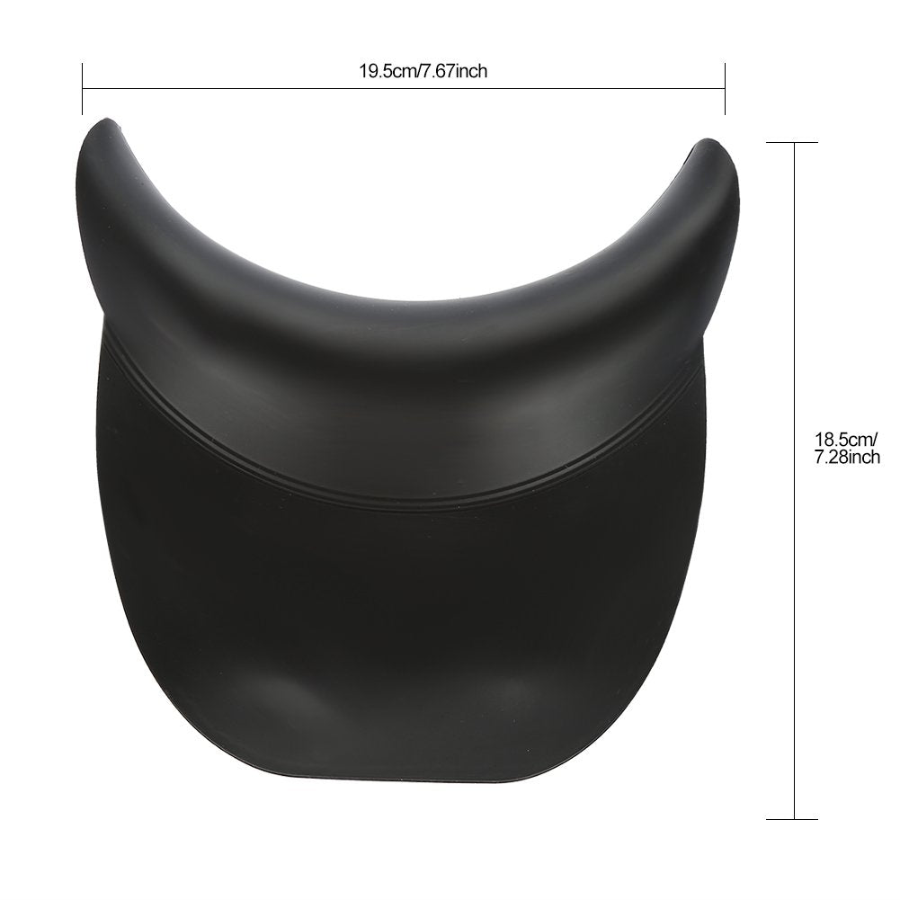White Smoke Shampoo Bowl Neck Rest for Salon, Salon Shampoo Neck Rest Cushion, Professional Shampoo Bowl Neck Cushion, Silicone Salon Sink Neck Rest for Wash Basin Hair Washing Tray for Sink at Home