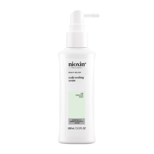 White Smoke NIOXIN Scalp Relief Scalp Soothing Serum | Leave-in Treatment for Sensitive Scalp| Made with Aloe Vera and Vitamin E | 3.3 Fl Oz