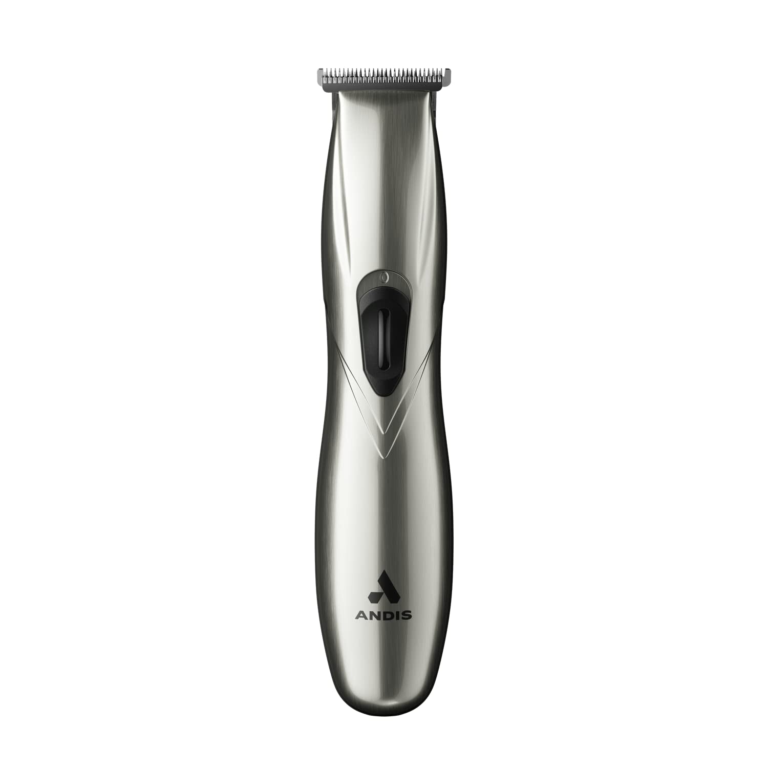 White Smoke Andis 32810 Slimline Pro Cord/Cordless Beard Trimmer, Lithium Ion T-Blade Trimmer, Close Cutting T-Blade Zero Gapped, Chrome