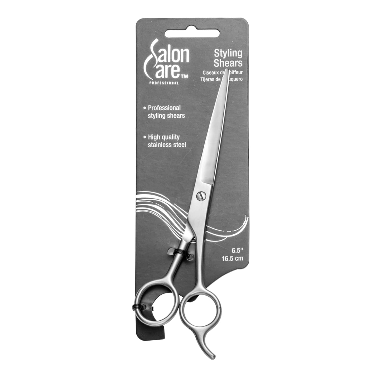 Dim Gray Salon Care Styling Shears 6.5 inches