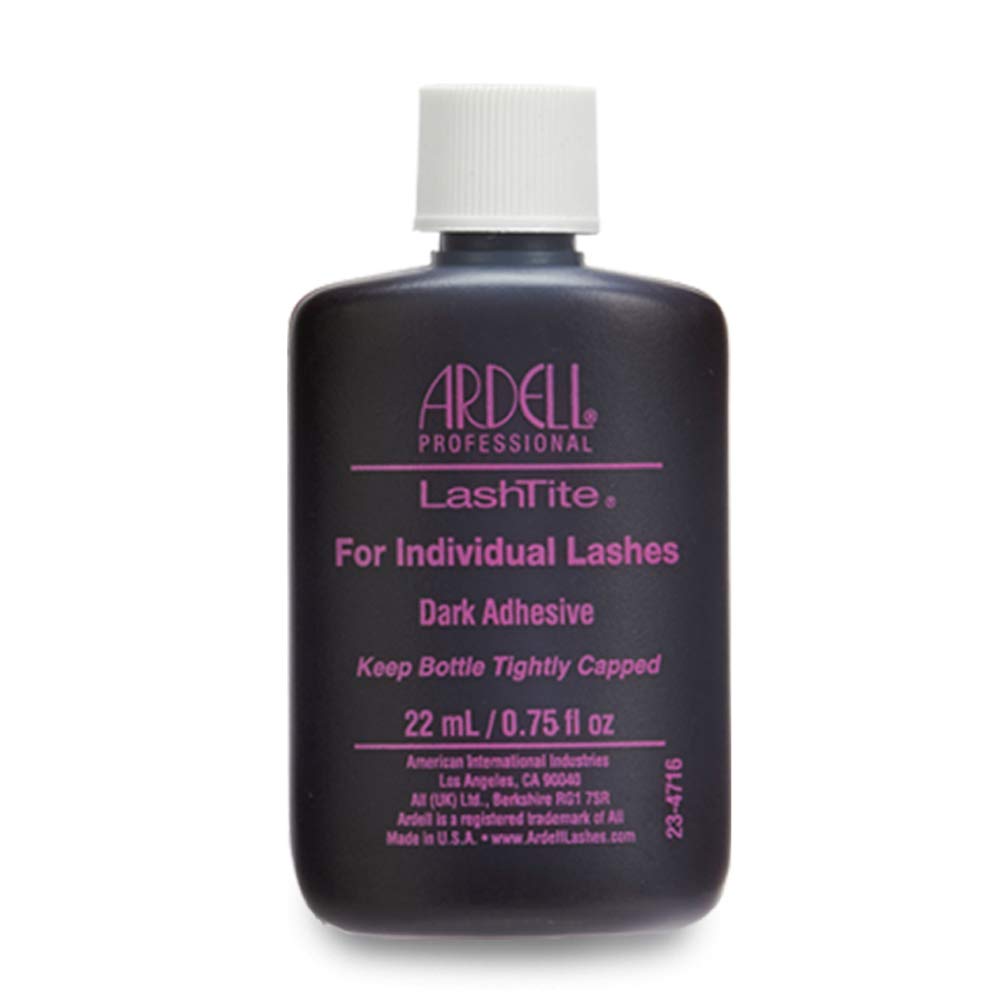 White Smoke Ardell LashTite Lash Adhesive Dark for Individual Lashes, 0.75 oz