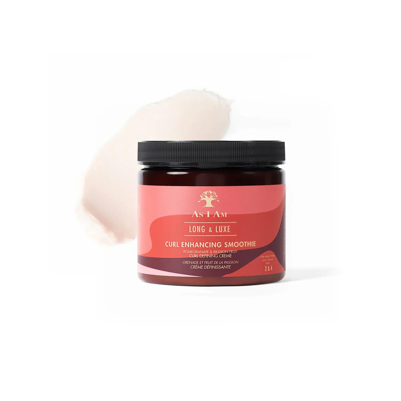 White Smoke As I Am Long Luxe Curl Enhancing Smoothie - and