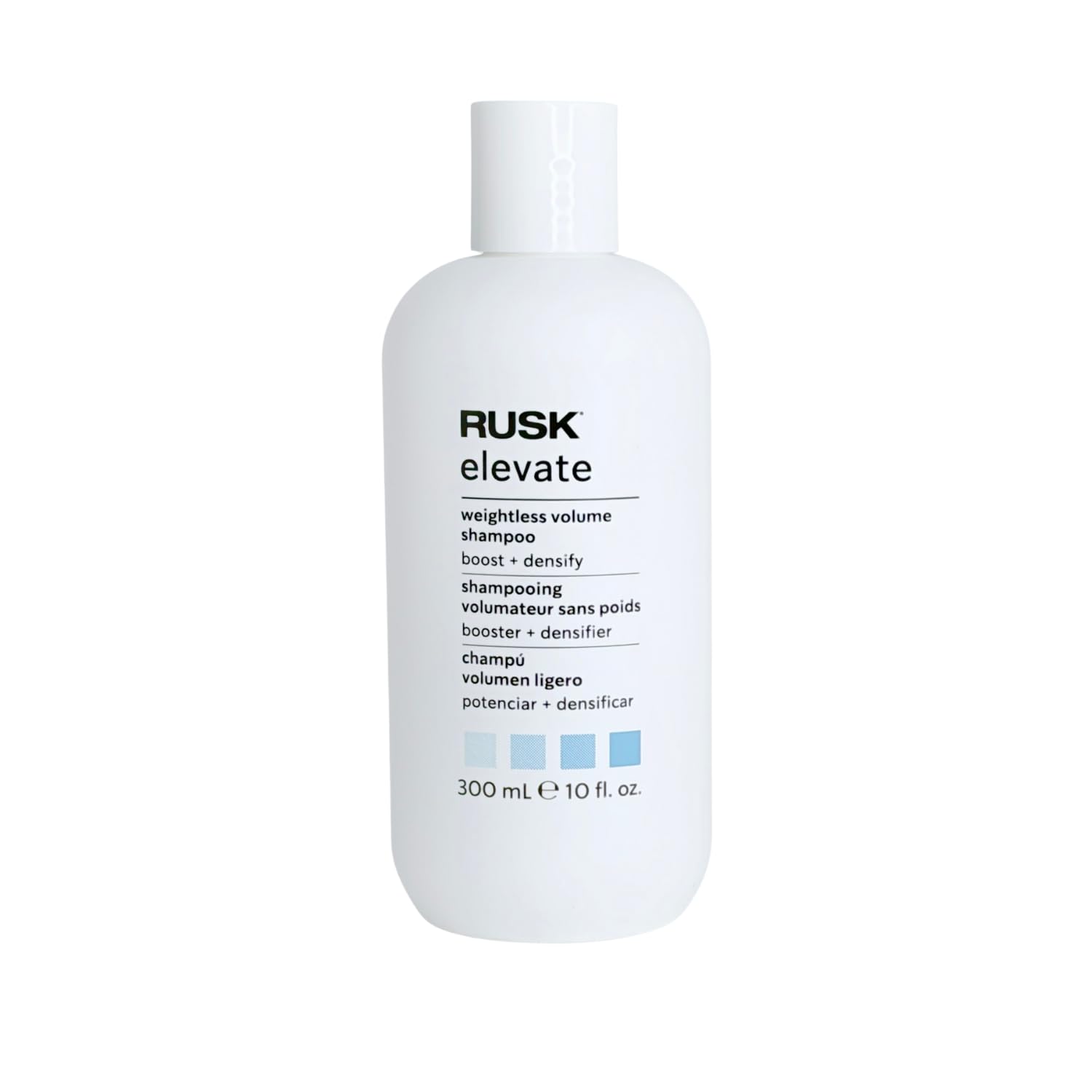 White Smoke RUSK Elevate Weightless Volume Shampoo 10 oz.