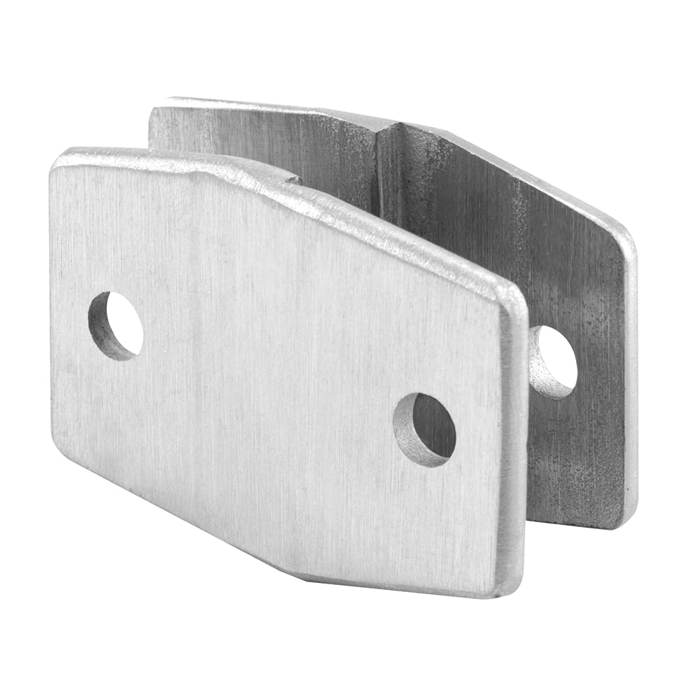Light Gray Sentry Supply 656-4028 Alcove Clips, 1/4 In. Offset, Cast Stainless Steel, Satin Finish Pair (2 Pack)