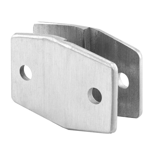 Light Gray Sentry Supply 656-4028 Alcove Clips, 1/4 In. Offset, Cast Stainless Steel, Satin Finish Pair (2 Pack)