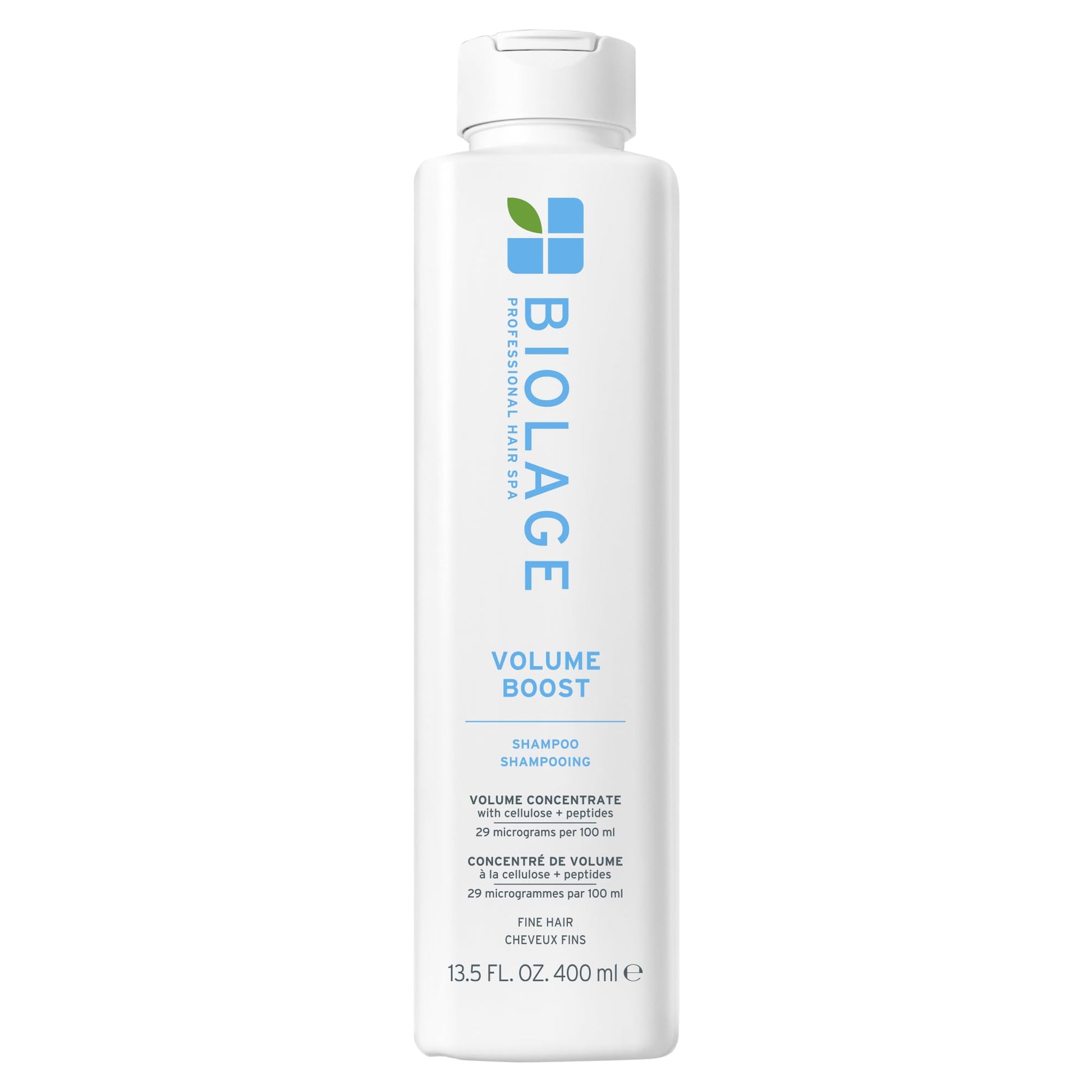 Lavender Biolage Volume Boost Shampoo for Fine Hair – Creates Lasting, Lightweight Volume, Root Lift & Shine, With Cellulose and Peptides, Vegan, Paraben and Silicone-Free, 13.5 Fl Oz