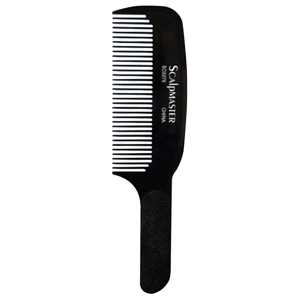 White Smoke Burmax CL-02312 SCALPMASTER FLATTOP Comb - 9"