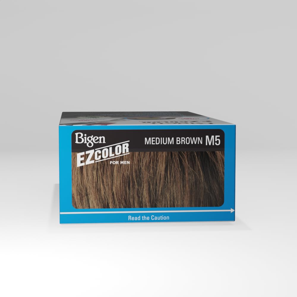 White Smoke M5 Bigen EZ Color for Men Medium Brown - 3 Pack