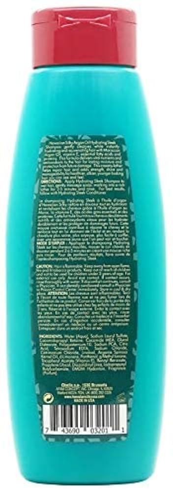 White Smoke Hawaiian Silky Argan Oil Hydrating Sleek Shampoo, 14 Ounce